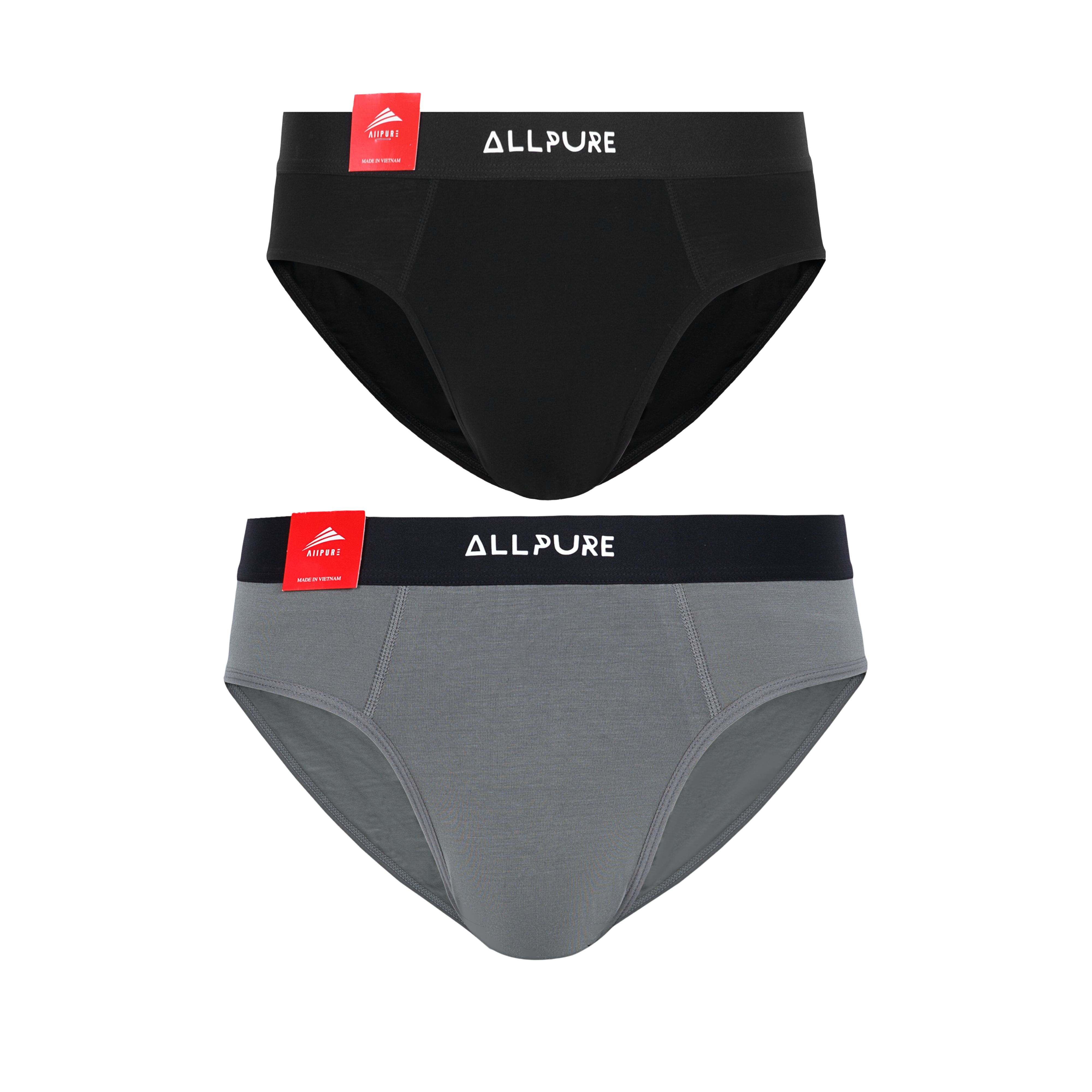 Combo 4 quần lót brief nam màu tùy chọn ALLPUR vải sợi tre khử mùi kháng khuẩn mặc siêu mát