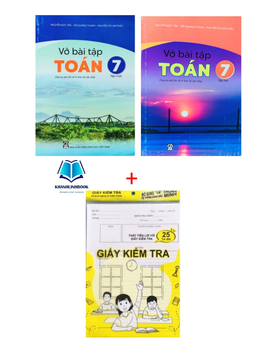 Sách - Combo Vở bài tập toán 7 - tập 1 + 2