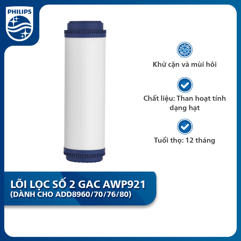 Lõi lọc GAC Philips AWP921 (cho ADD8960, ADD8970, ADD8976, ADD8980) - Hàng chính hãng