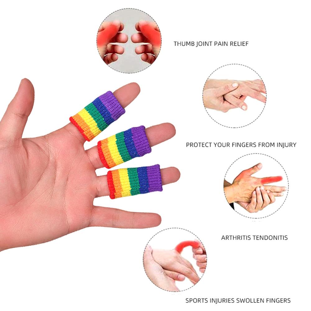 10 % hỗ trợ tay áo nén ngón tay, bộ bảo vệ tay áo nẹp ngón tay cái ngón tay cái Ổn định Color: Purple