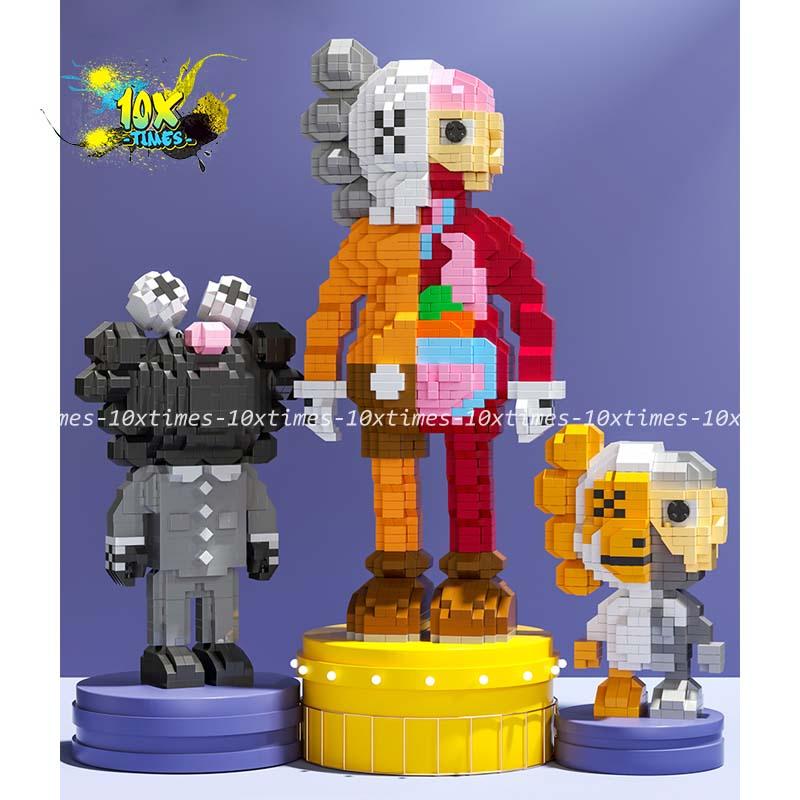 Đồ chơi lego nano 3d mô hình lắp ráp Kwas tai thỏ quà tặng sinh nhật bạn gái, bạn trai