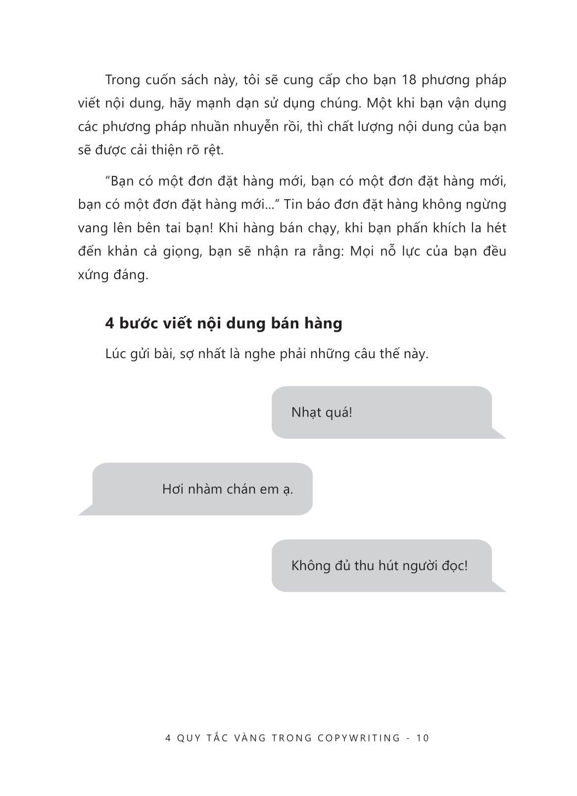 4 Quy Tắc Vàng Trong Copywriting