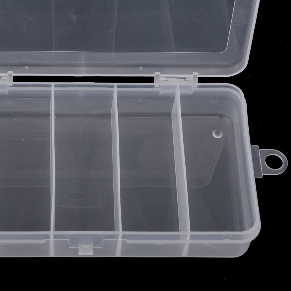 Waterproof Fishing Accessaries Box 5 Compartments Hooks Storage Case