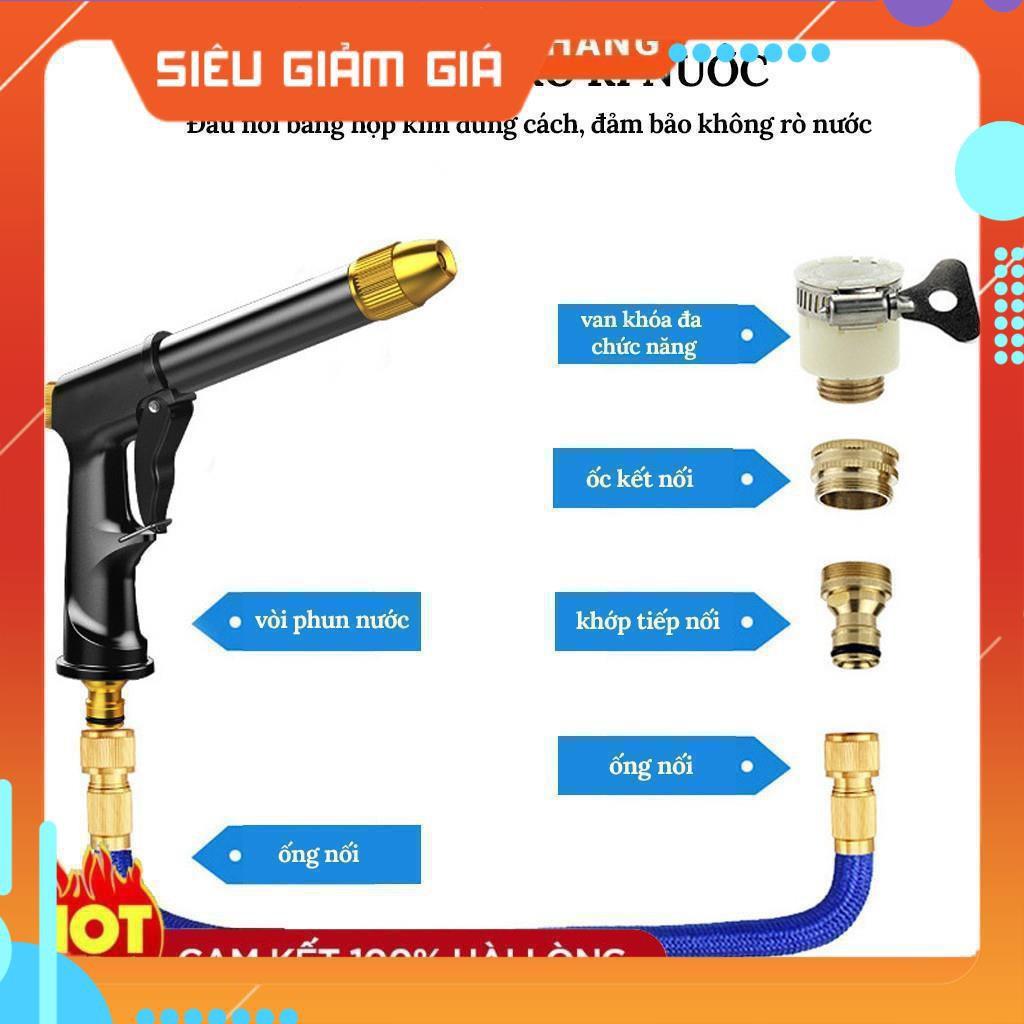Vòi Xịt Rửa Xe Áp Lực Cao - Tưới Cây Với 4 Chế Độ Nước 810-2,498,622