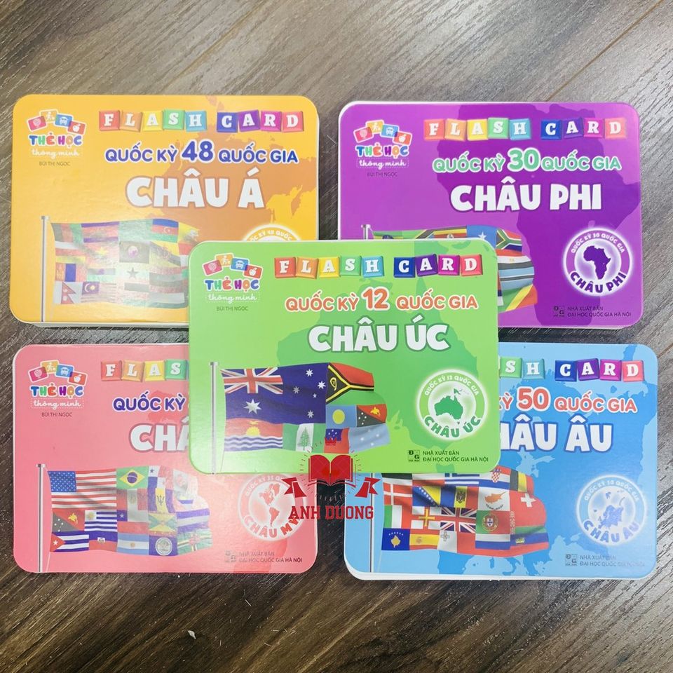 Flashcard Song Ngữ Quốc Kỳ Các Nước Trên Thế Giới Gồm 177 Thẻ Song Ngữ Anh Việt Cho Bé - Orgavil Store