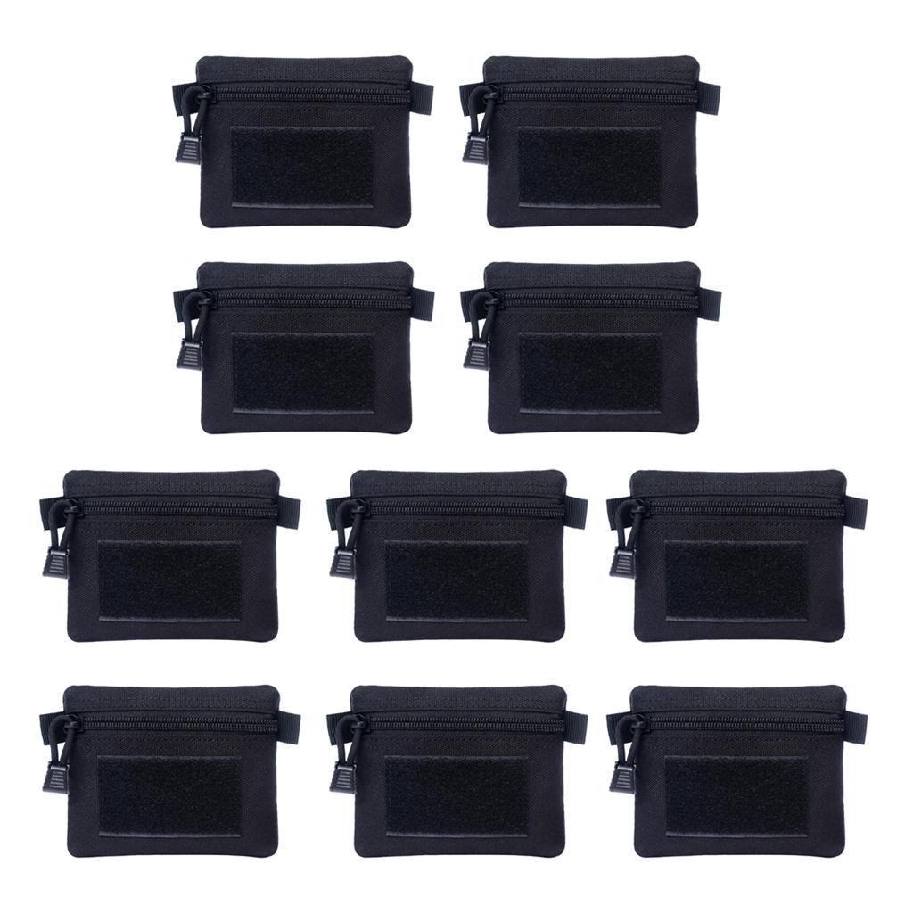 10pcs  Wallet Key Pouch Molle Gadget Pouch Accessory Bags