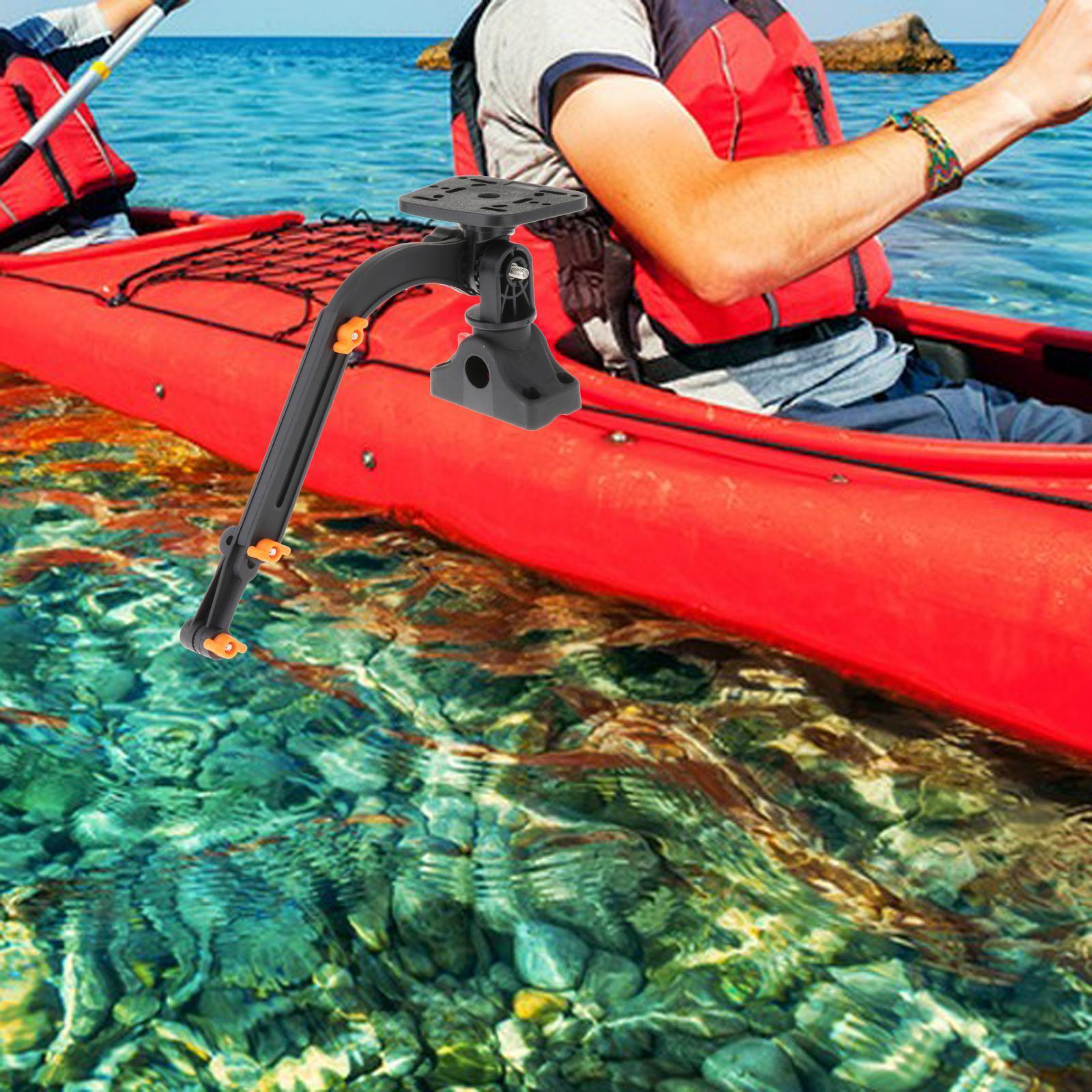 Fish  Mount Bracket Transducer Mounting Arm Mounting Plate Marine Electronic Fish  Mount Ball Base for Kayak Yacht Accessories