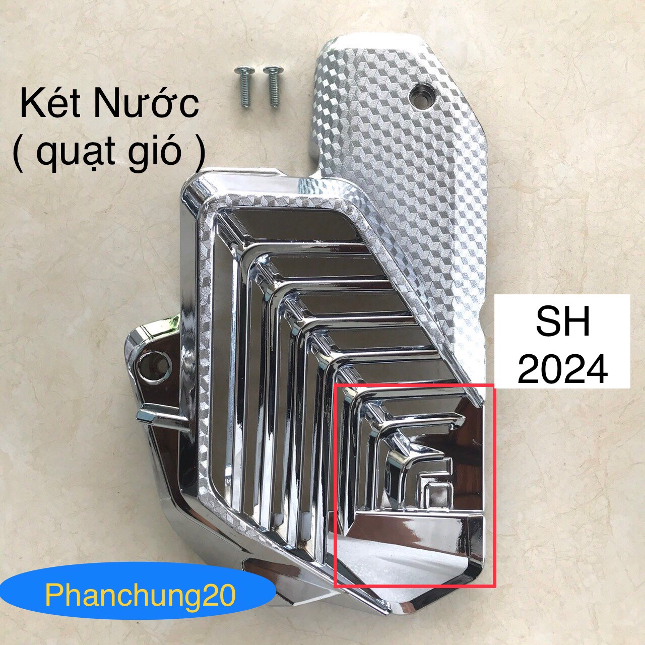 COMBO BỘ ỐP PHỤ KIỆN TRANG TRÍ DÙNG CHO ĐỜI XE SH 2020 2021 2022 2023 2024 - 125i 150i 160i CROM ( 8 MÓN)