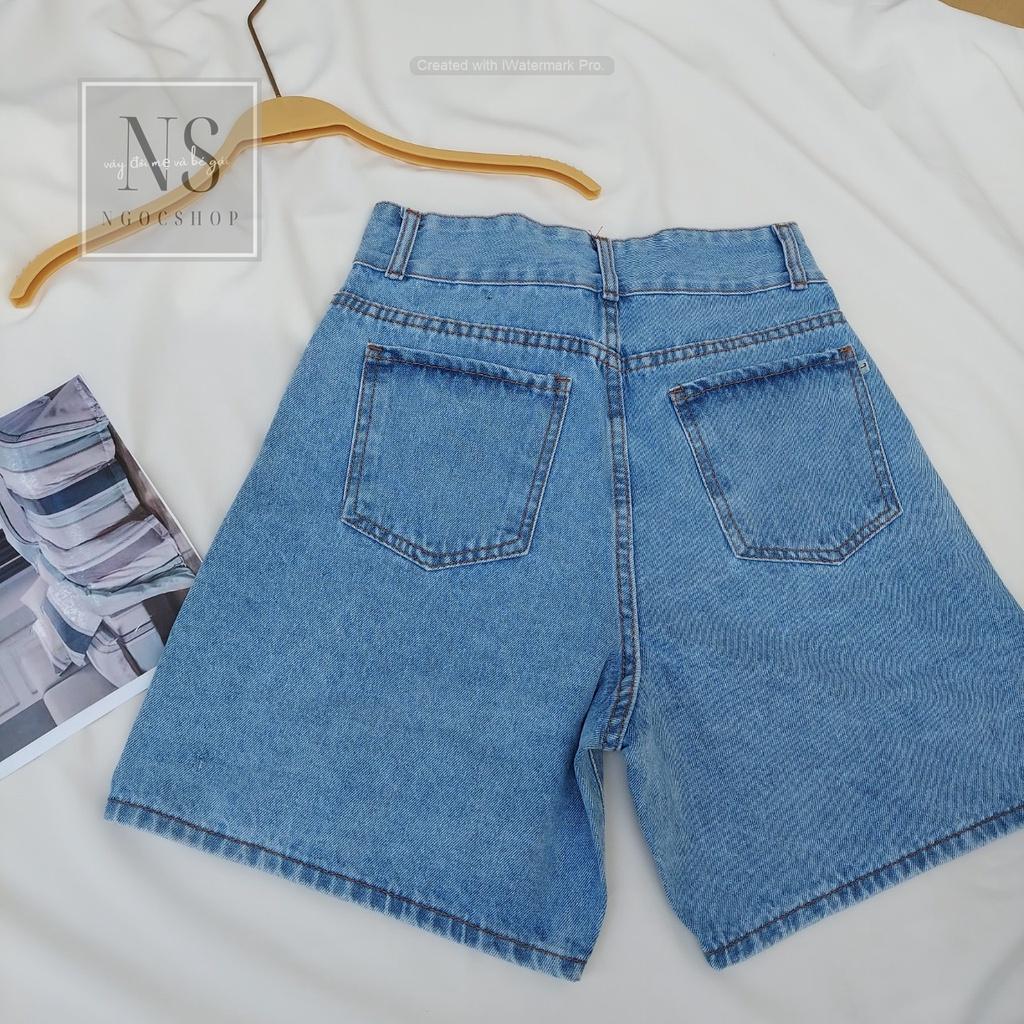 Quần Short jean nữ- quần ngố chất bò trơn mềm xinh xắn ( ẢNH THẬT + VIDEO)