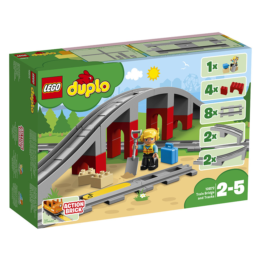 LEGO DUPLO Cầu Đường Sắt Của Bé 10872