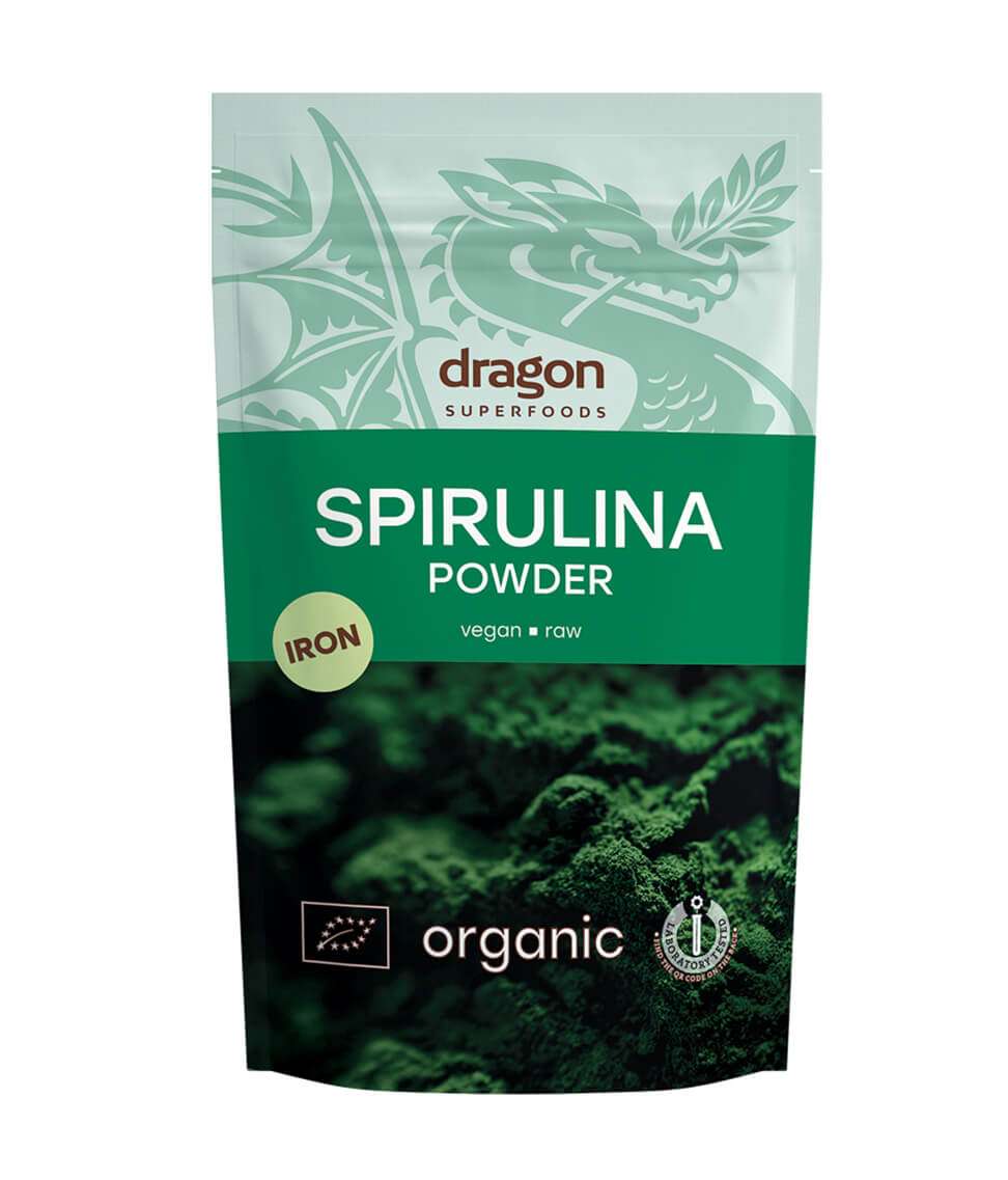 Bột tảo xoắn hữu cơ Dragon Supperfoods Organic Spirulina powder 200gr