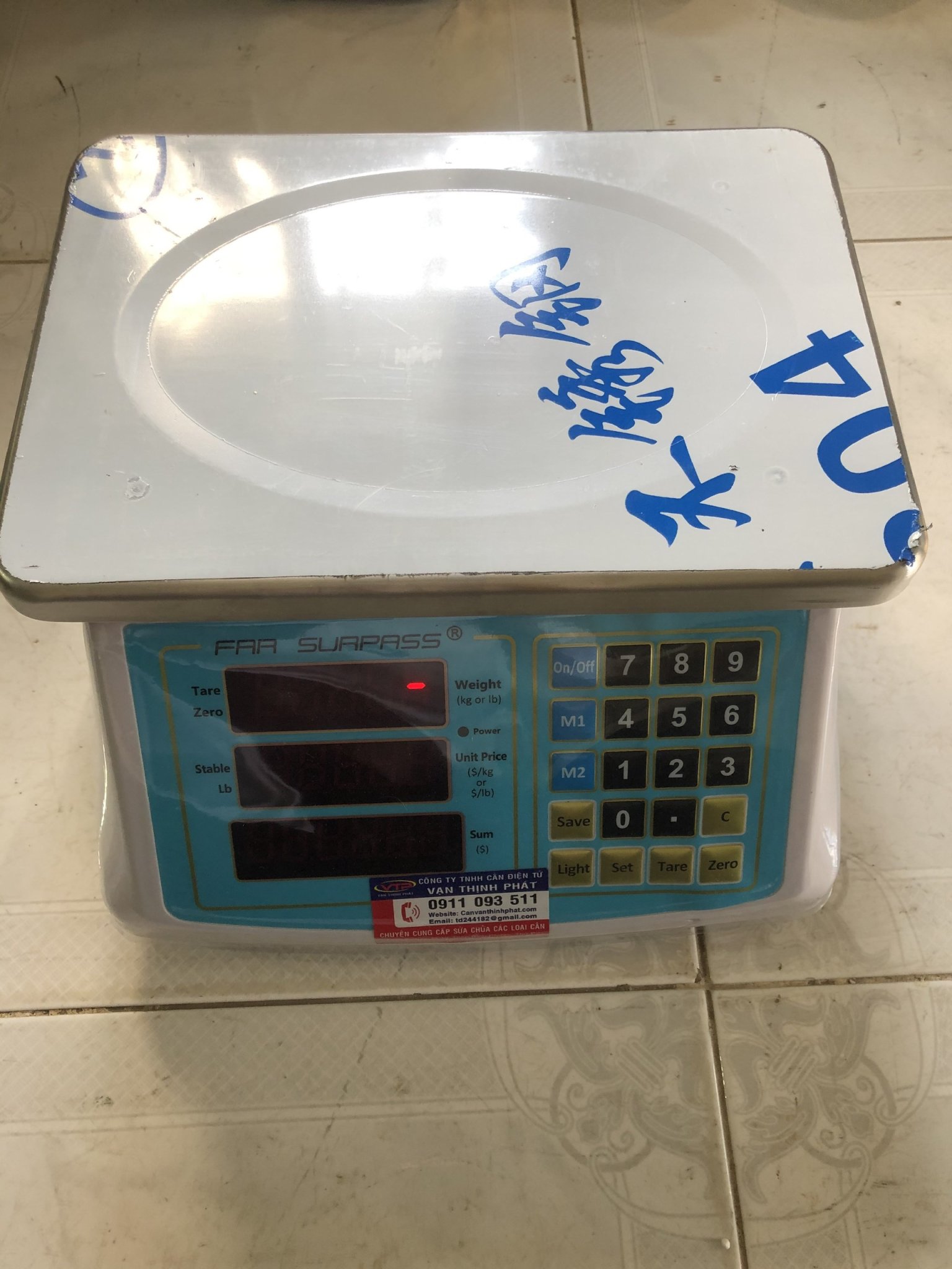 Cân Điện Tử Tính Tiền Chống Nước ACS-818 30 kg