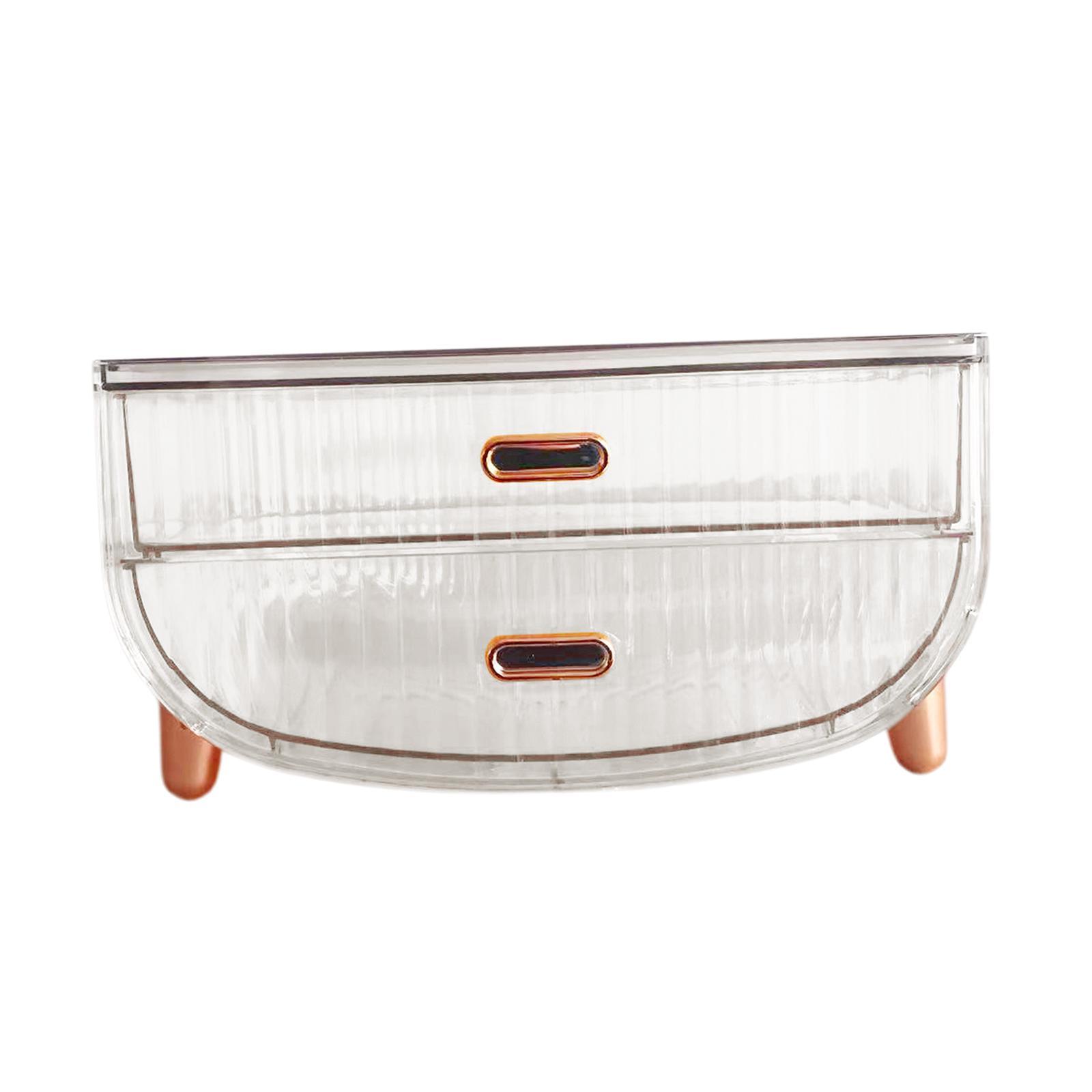Cosmetic Storage Box Lipstick Organizer Makeup Brush Holder for Dresser Vanity Cabinet