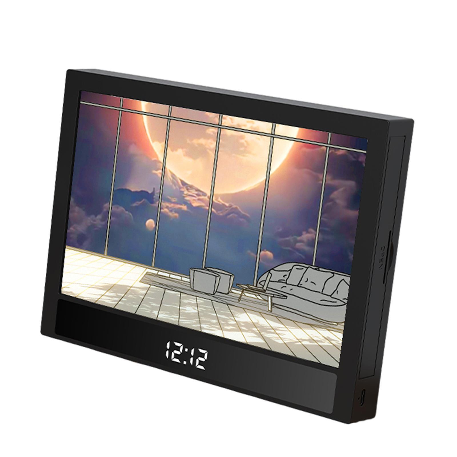 Lighting Painting Decoration with Clock Painting Light for Party Office Home