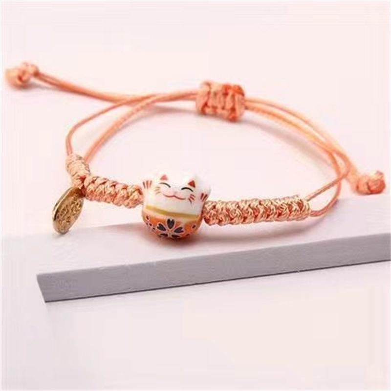 Bộ sưu tập vòng tay mèo thần tài dễ thương mang lại may mắn