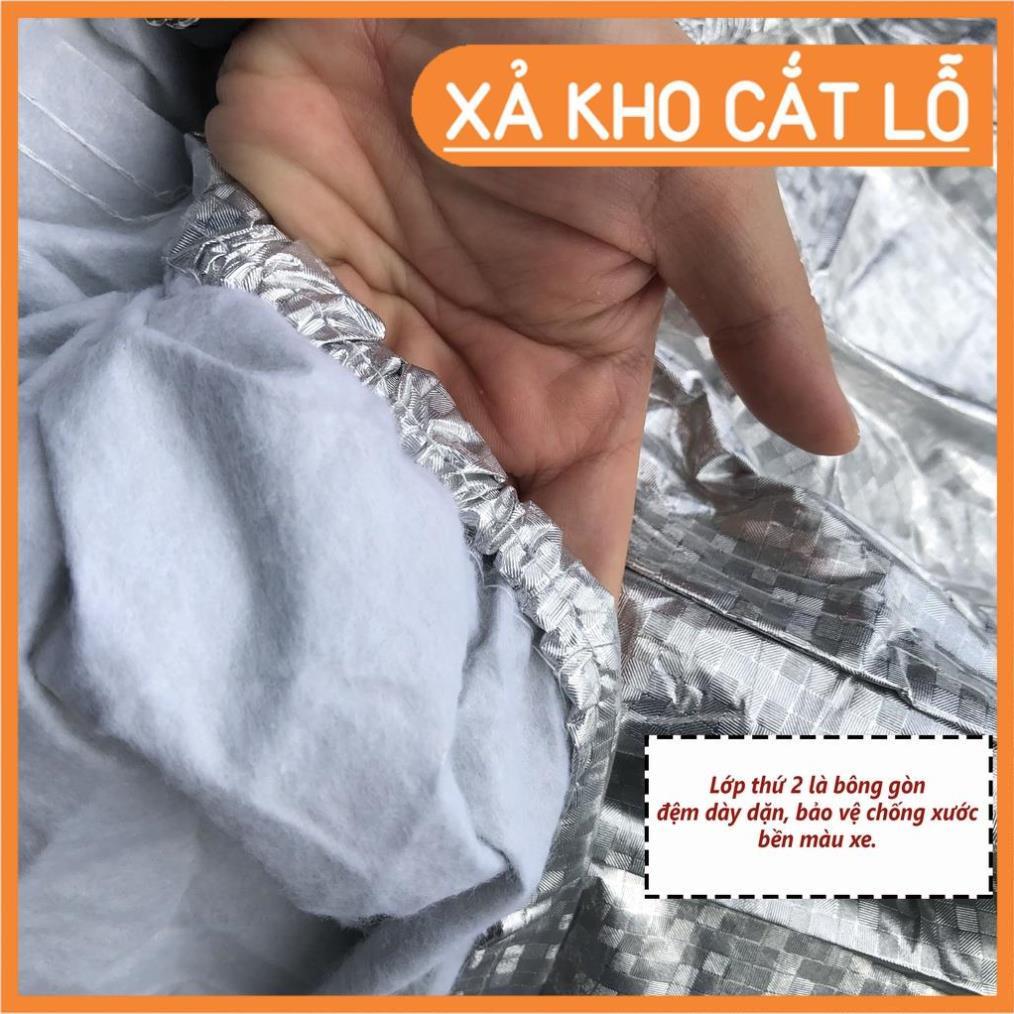 Bạt phủ xe máy tráng nhôm 3D cao cấp, CHỐNG MƯA - CHỐNG NẮNG- CHỐNG BỤI - CÁCH NHIỆT loại SIÊU DÀY