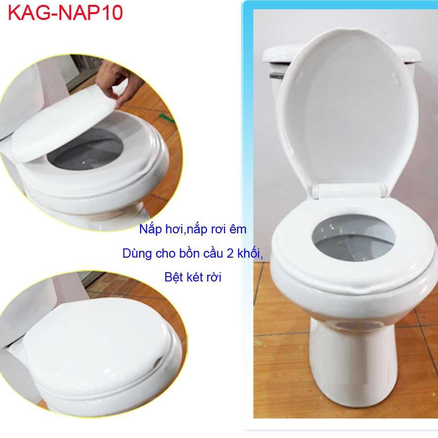 Nắp bồn cầu trẻ em rơi êm, nắp đậy bồn cầu trường mẫu giáo KAG-NAP10