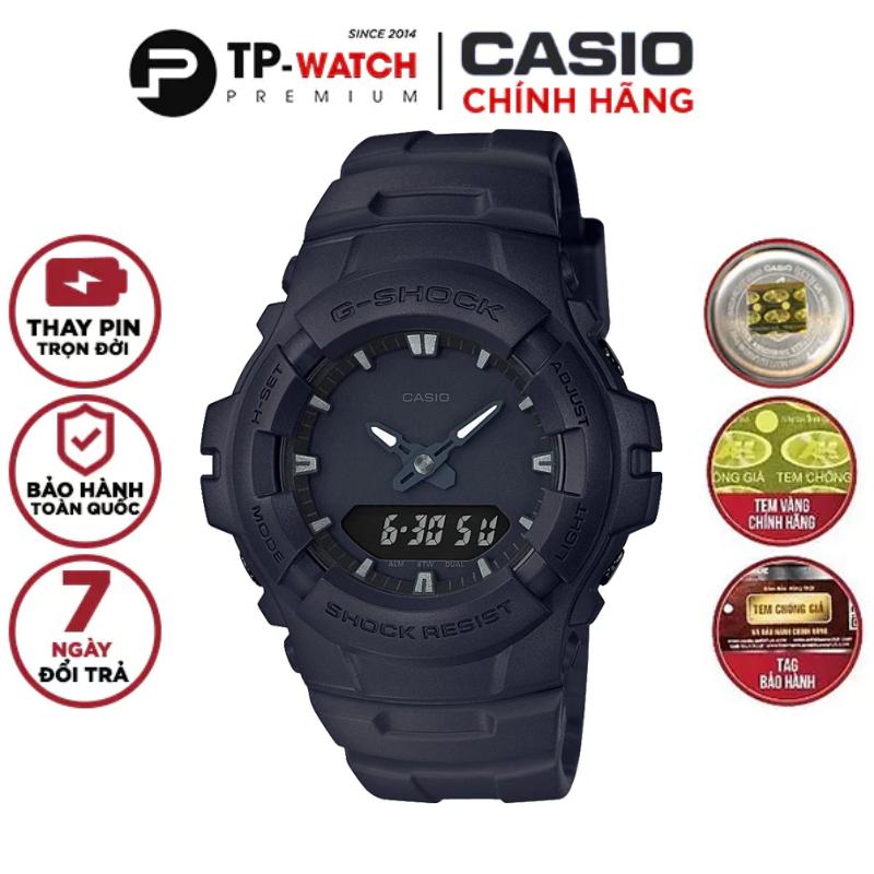 Đồng hồ nam dây nhựa Casio G-Shock chính hãng G-100BB-1ADR