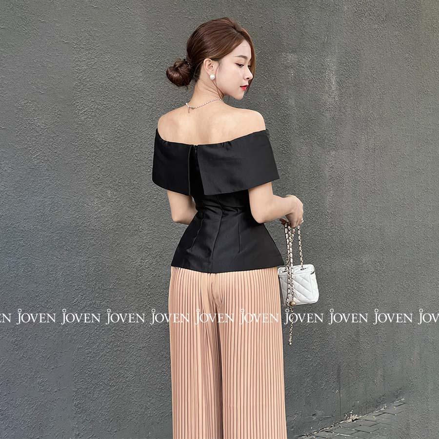 Áo peplum trẹt vai Joven