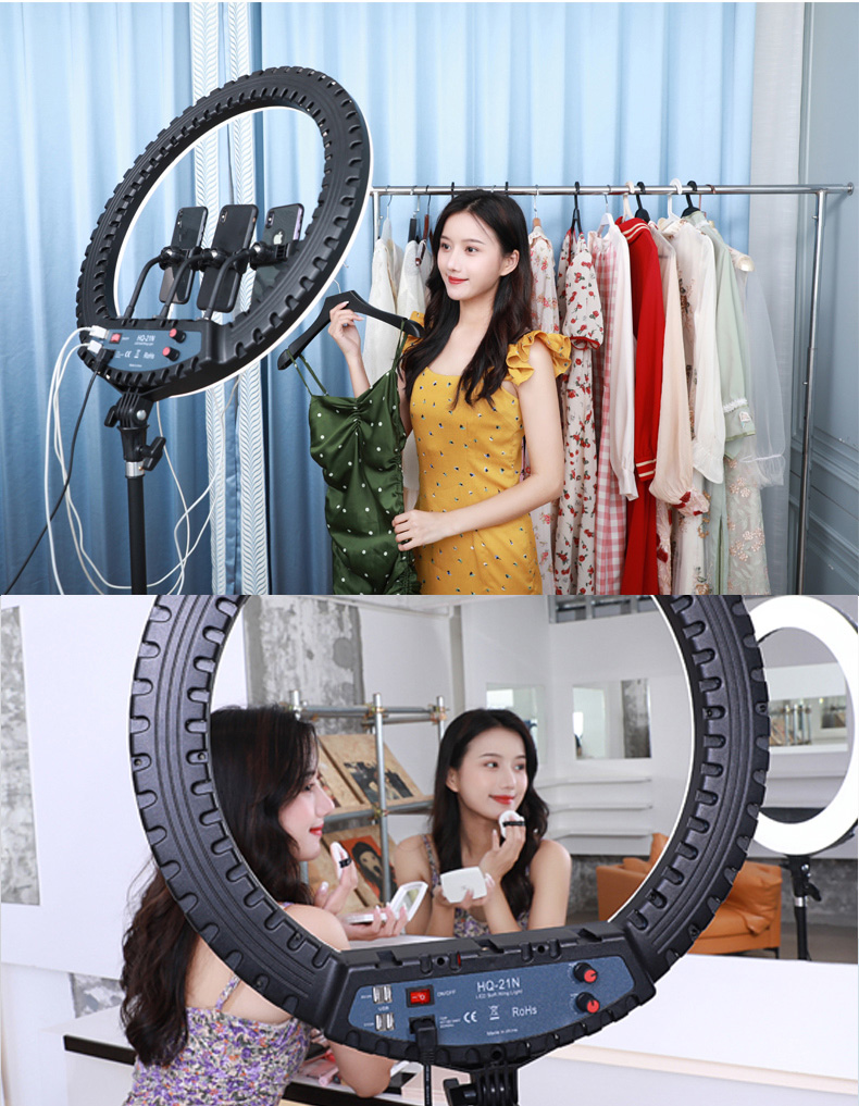 Bộ Đèn Livestream 45cm Điều Khiển - Siêu Đẹp, Siêu Bền, Siêu Sáng