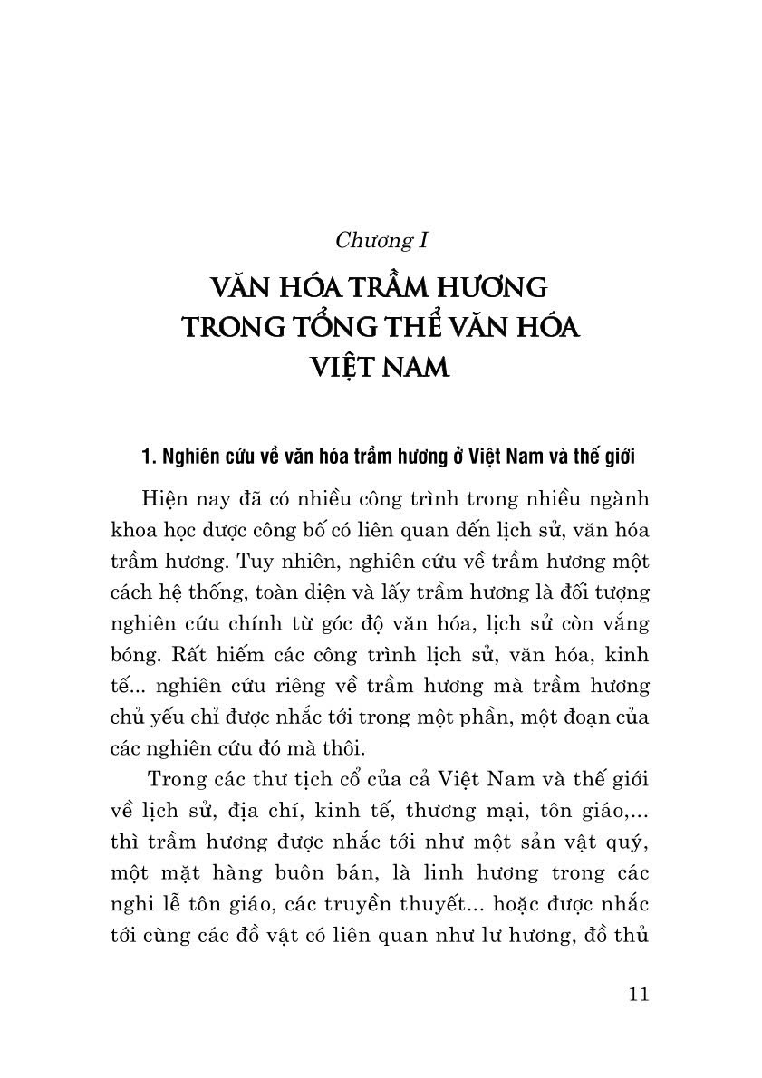 Văn hóa trầm hương Việt Nam (Sách chuyên khảo)