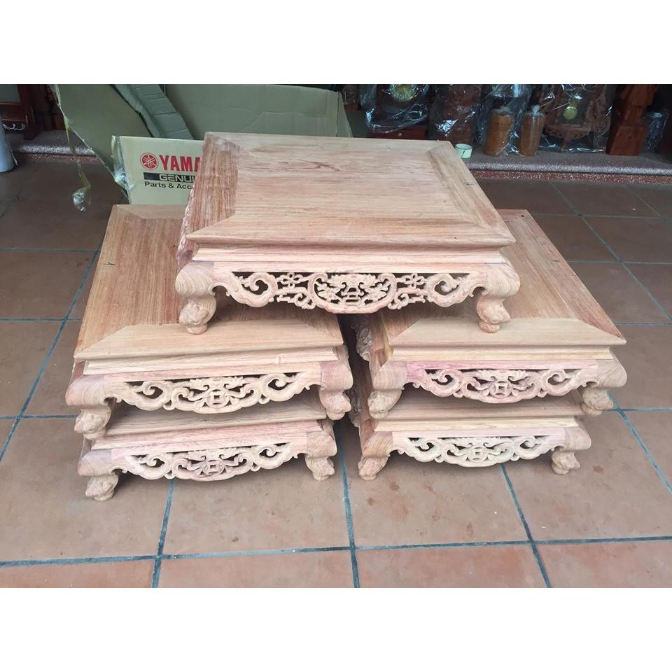Bàn đục dơi gỗ hương đá