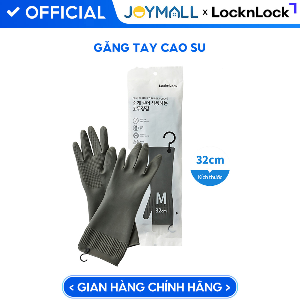 Găng tay cao su Locknlock nhiều size lựa chọn ETM830/ ETM831/ ETM832 có móc treo