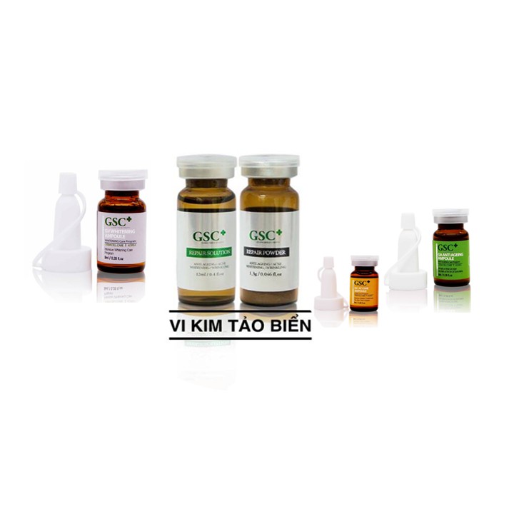 Vi kim tảo biển GSC+ thay da sinh học 6 cặp dùng 24 mặt