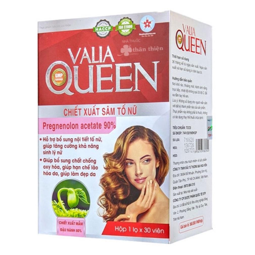 VALIA QUEEN - Hỗ trợ bổ sung nội tiết tố nữ, giúp làm đẹp da