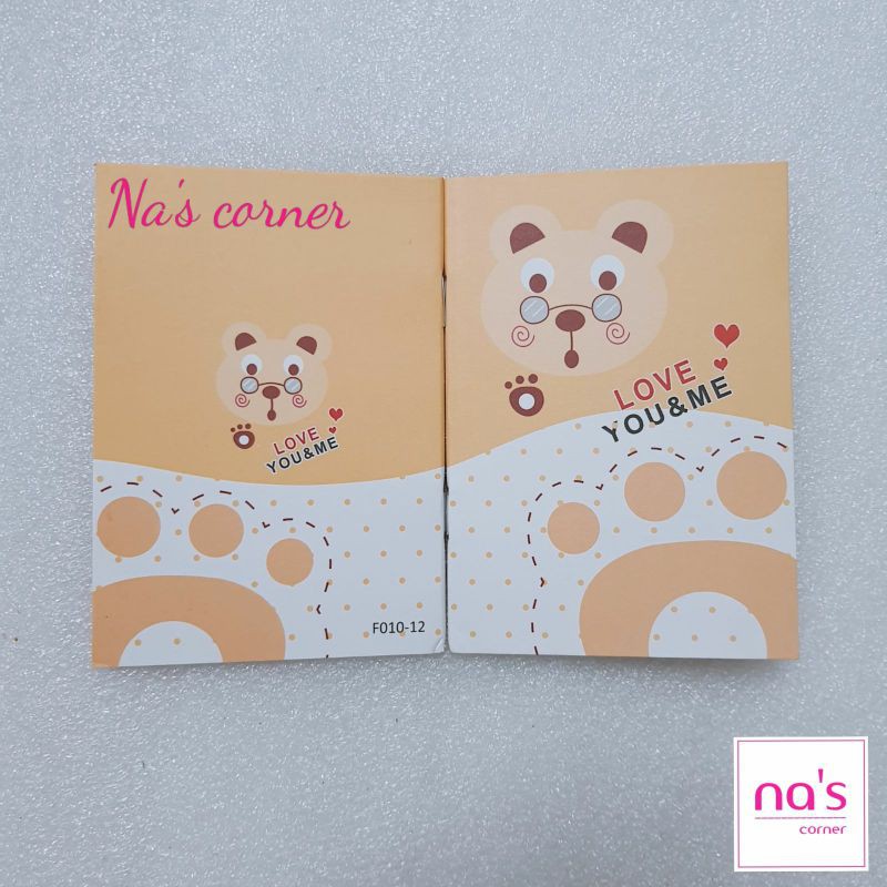 Sổ tay ghi chú nhiều hình thú hoa lá cute kẻ ngang 8.5x12cm kute 32 trang