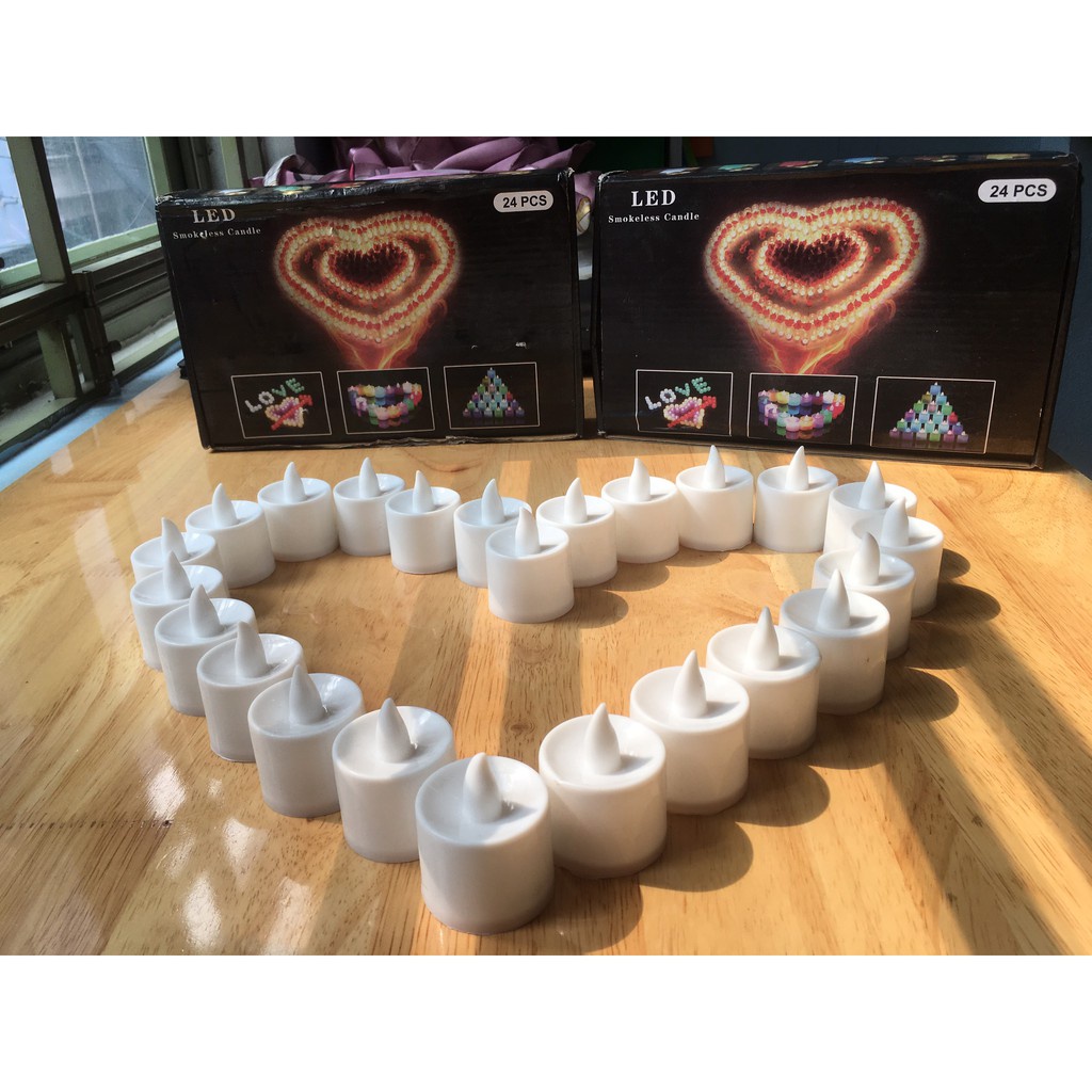 Nến điện tử LED mini decor, trang trí nhà cửa, giáng sinh