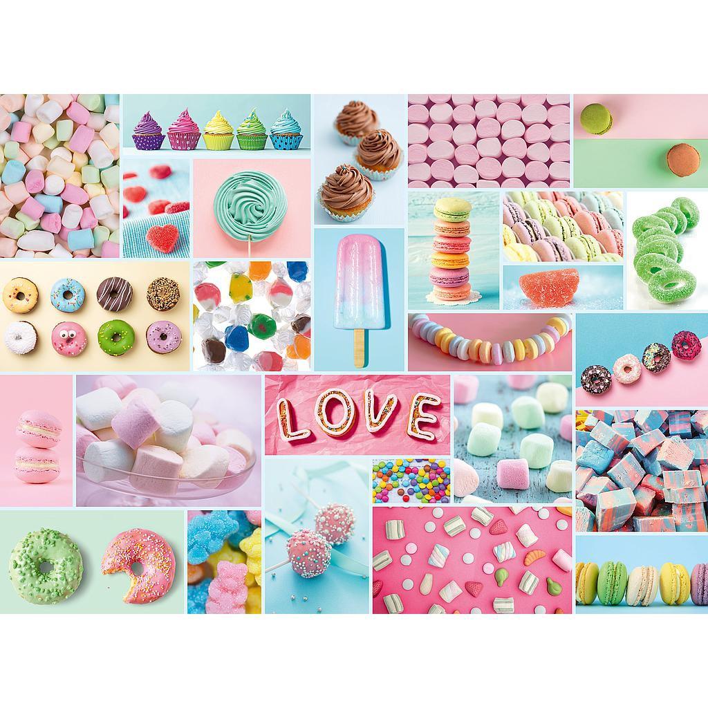 Xếp hình puzzle AT Sweet Collage 500 mảnh RAVENSBURGER RV165926