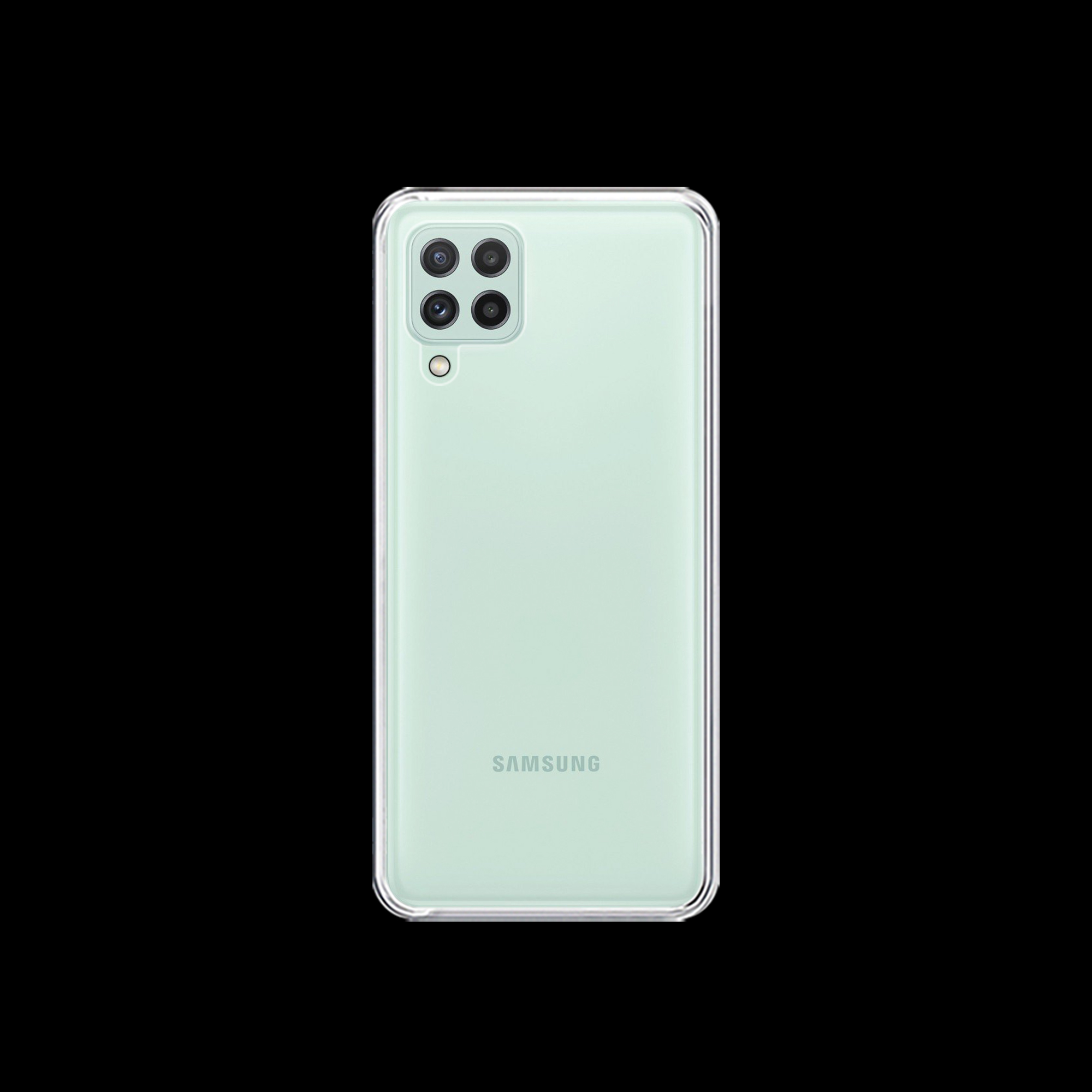 Ốp Lưng Silicone Dẻo cho điện thoại Samsung Galaxy A22 4G - Ốp trong suốt, bảo vệ điện thoại - Hàng Chính Hãng