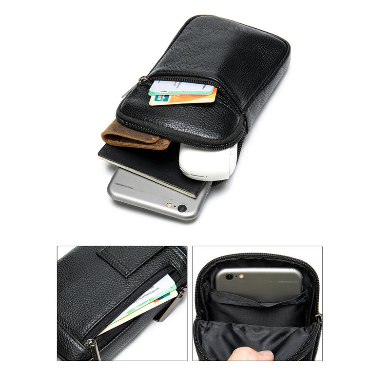 Túi đeo chéo nam DA BÒ THẬT phong cách mới - BEE GEE DCN9210