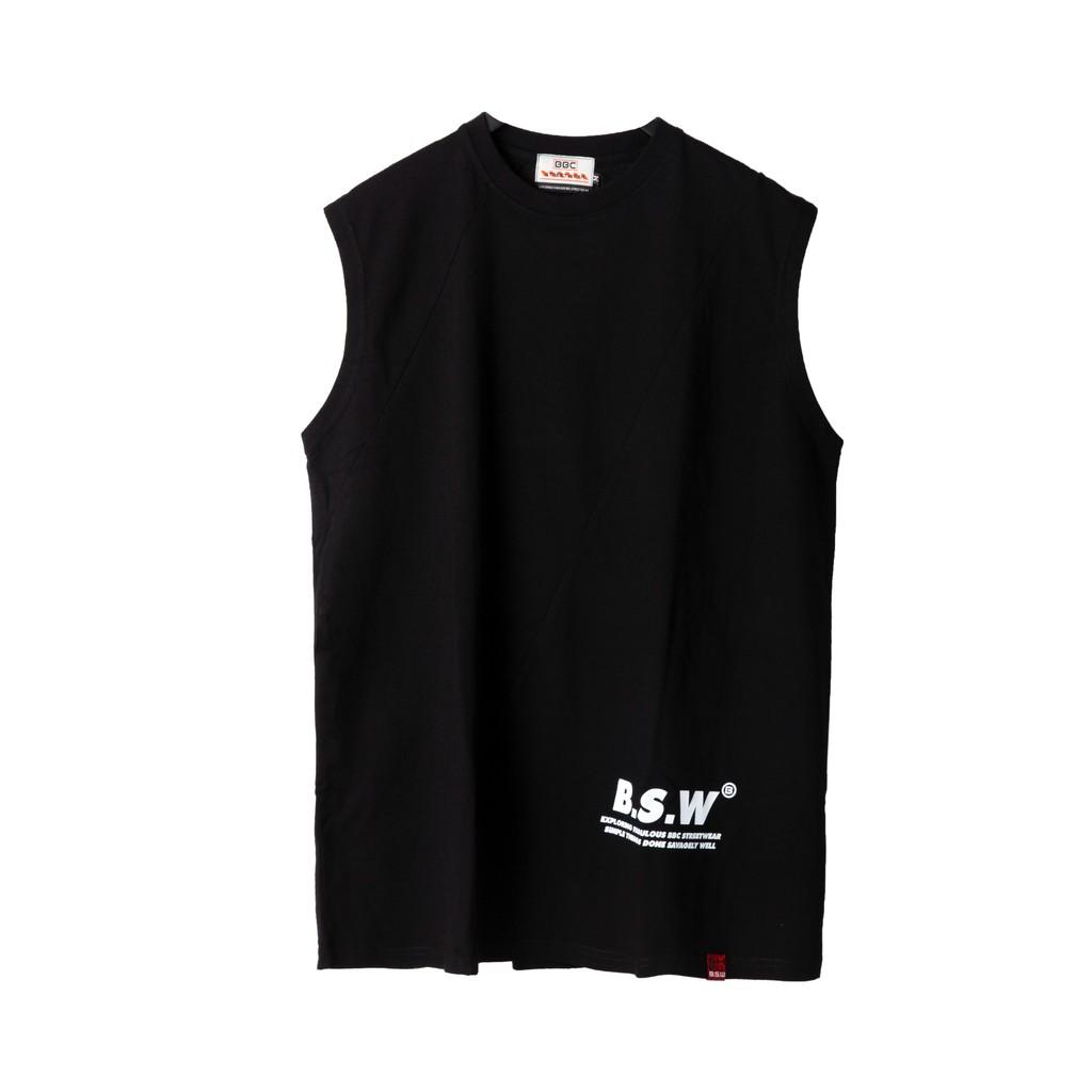 Áo TankTop BSW mẫu trơn Cotton cao cấp