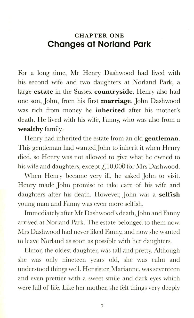 Penguin Readers Level 5: Sense And Sensibility
