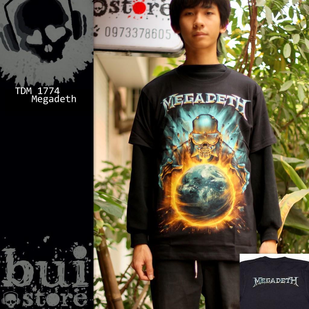 Áo Rock band tee phông / thun Megadeth TDM 1774