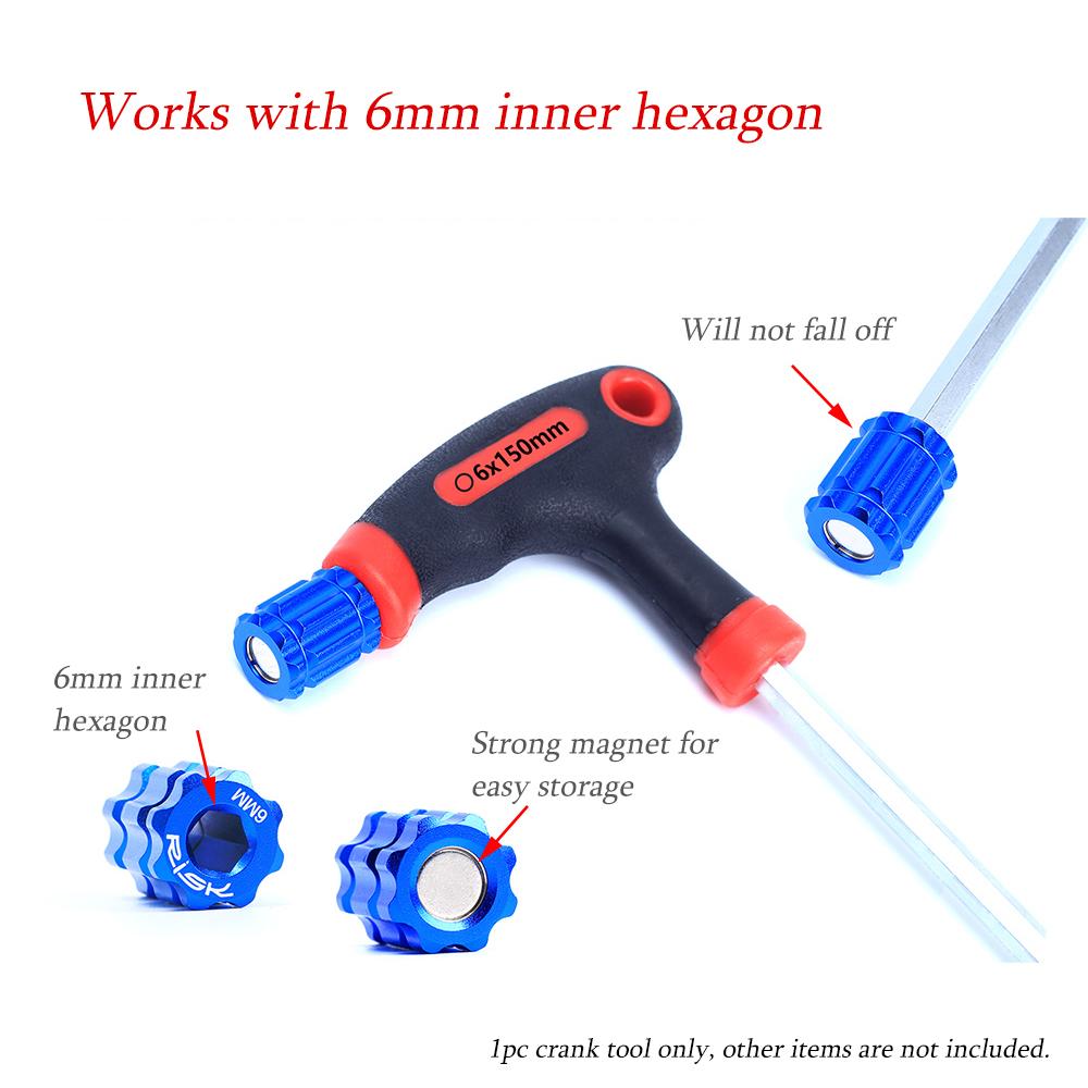 Dụng cụ tháo và lắp tay quay xe đạp bằng hợp kim nhôm anodized, siêu nhẹ và bền