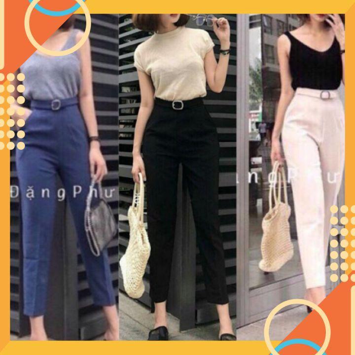 Quần Baggy  Phối Đai Siêu Sang