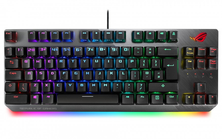 Bàn phím Gaming ASUS ROG STRIX SCOPE TKL Red Hàng Chính Hãng