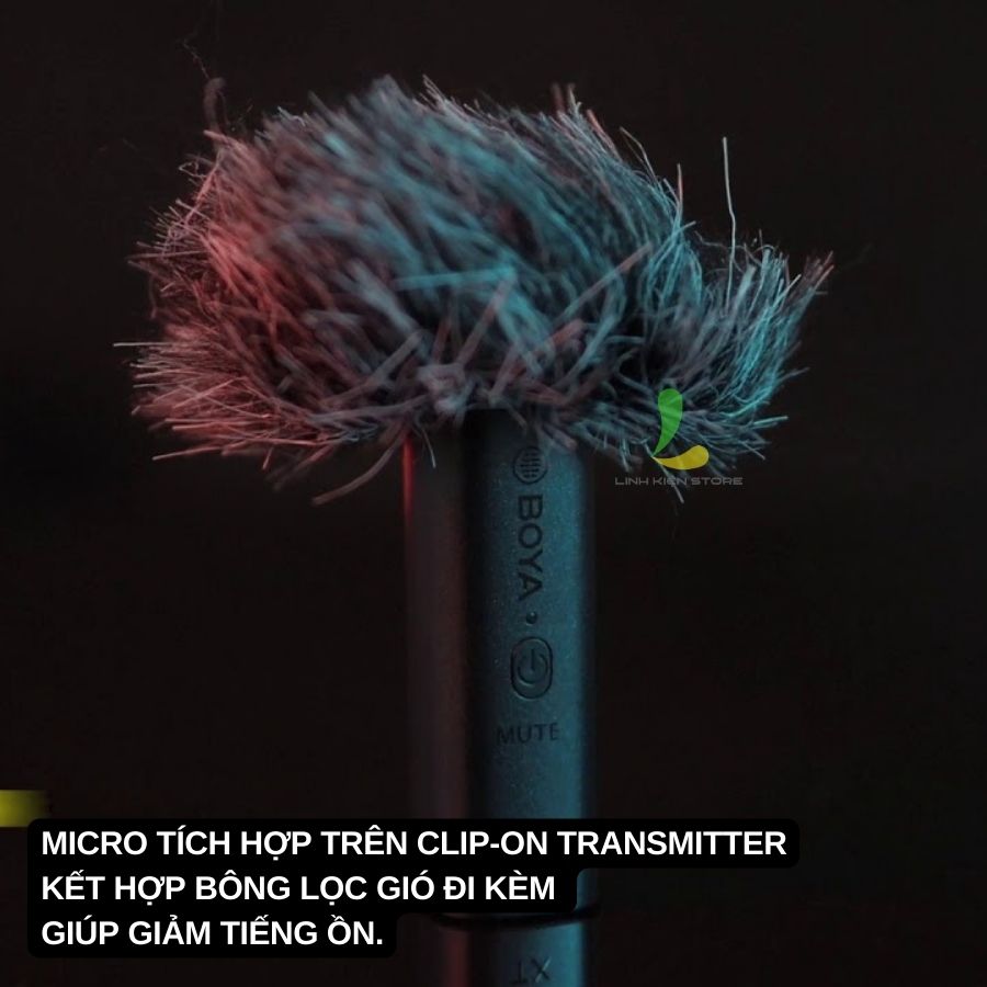 Micro thu âm không dây Boya BY-WM3D - Hàng nhập khẩu