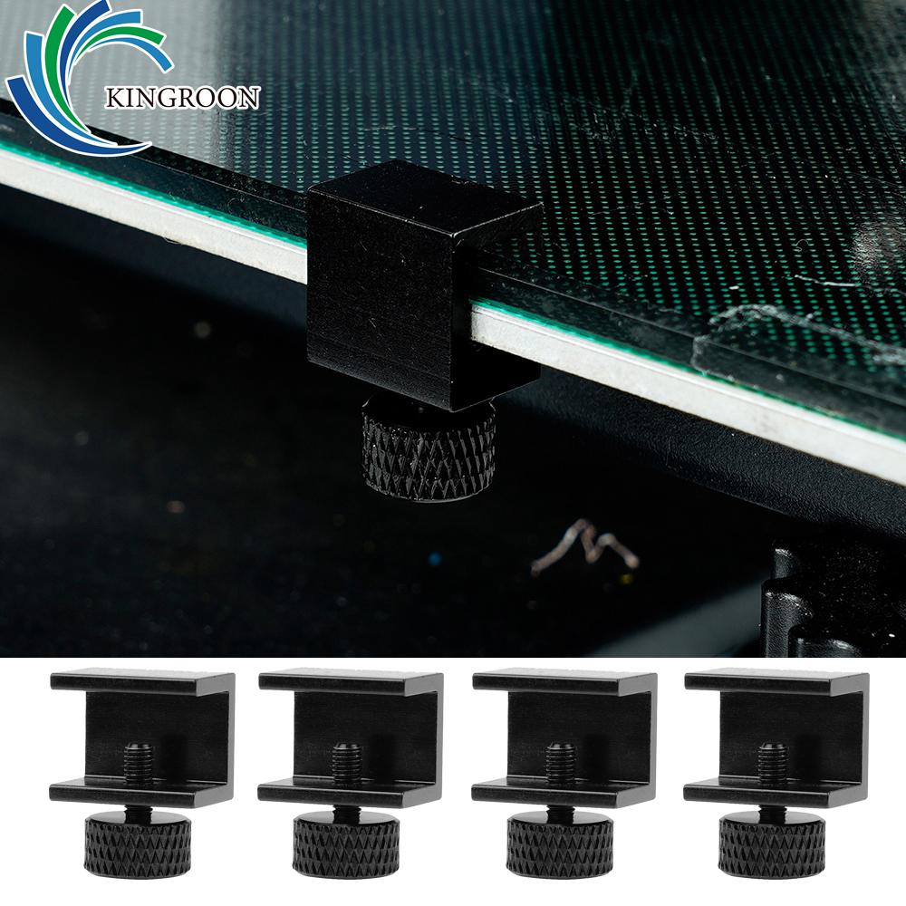 Máy in 3D Bộ phận 2/4PCS Kính Kính Kẹp kẹp giường nóng clip Aluminum Alloy Ultimaker Nater