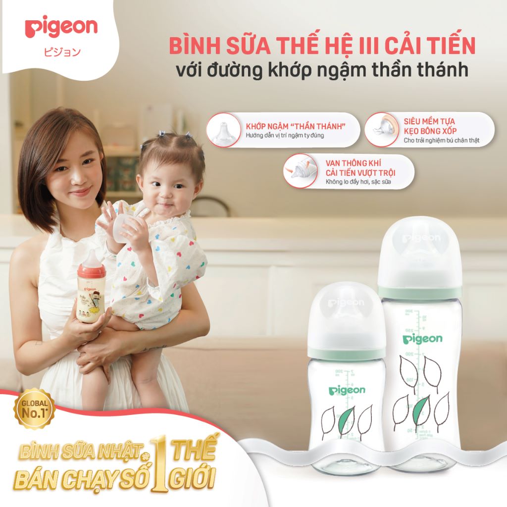 Bình Sữa Softouch T-Ester Plus Thế Hệ III - Chiếc lá 200 ml/300ml