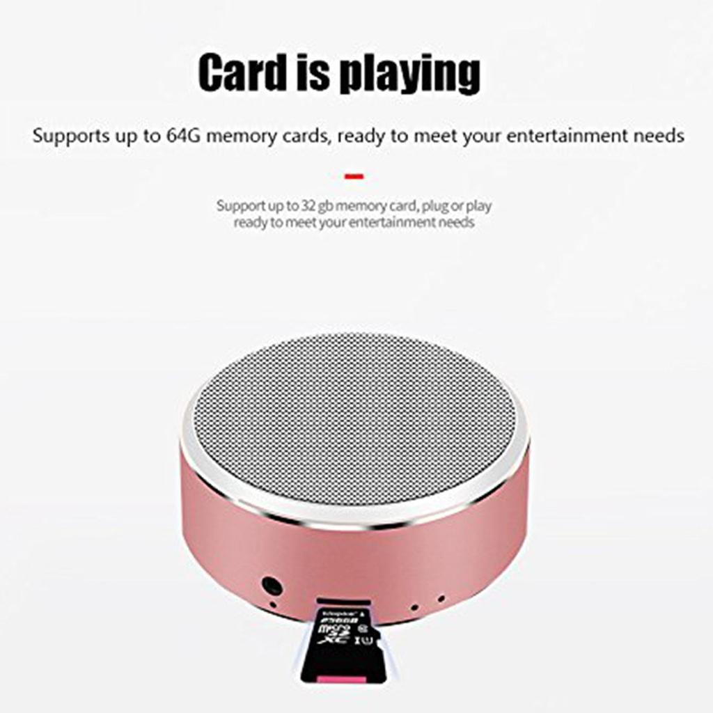 Bluetooth v4.2 Speakers Wireless Subwoofer Portable Bass Speaker