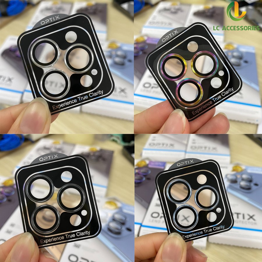 HÀNG CHÍNH HÃNG - Kính Bảo Vệ Camera UNIQ Optix Lens Protector For iPhone 13 Pro / 13 ProMax Bảo Vệ Camera là cao không gây ảnh hưởng đến việc chụp ảnh hay quay hình của thiết bị