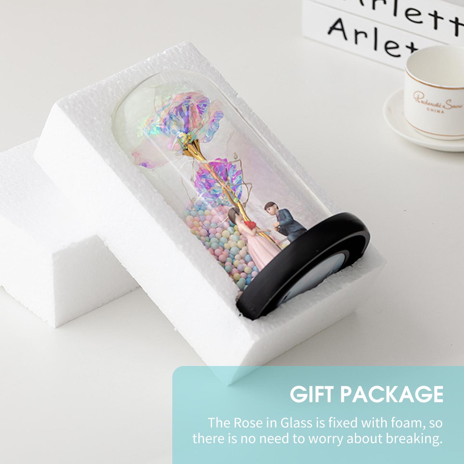 Đèn Led Hoa Hồng Trong Thủy Tinh Có Thể Làm Quà Tặng Mẹ Hoặc Bạn Gái