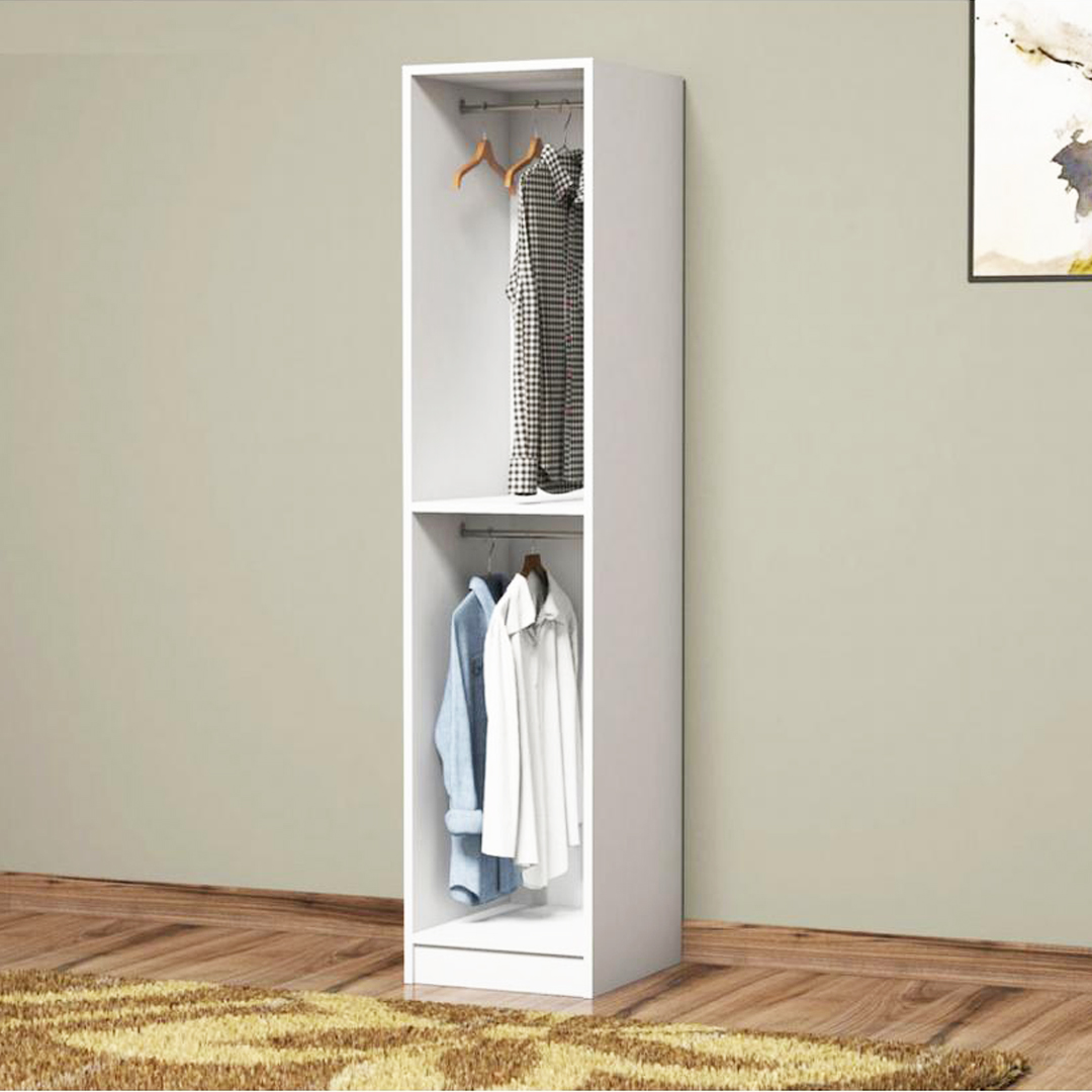 Tủ quần áo gỗ hiện đại SMLIFE Chaka | Gỗ MDF dày 17mm chống ẩm | D40xR50xC180cm
