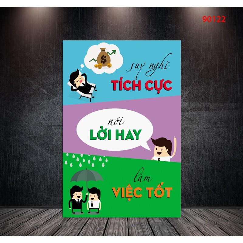 Tranh treo tường Động lực 3D/gỗ MDF Hàn Quốc chống ẩm mốc, mối mọt