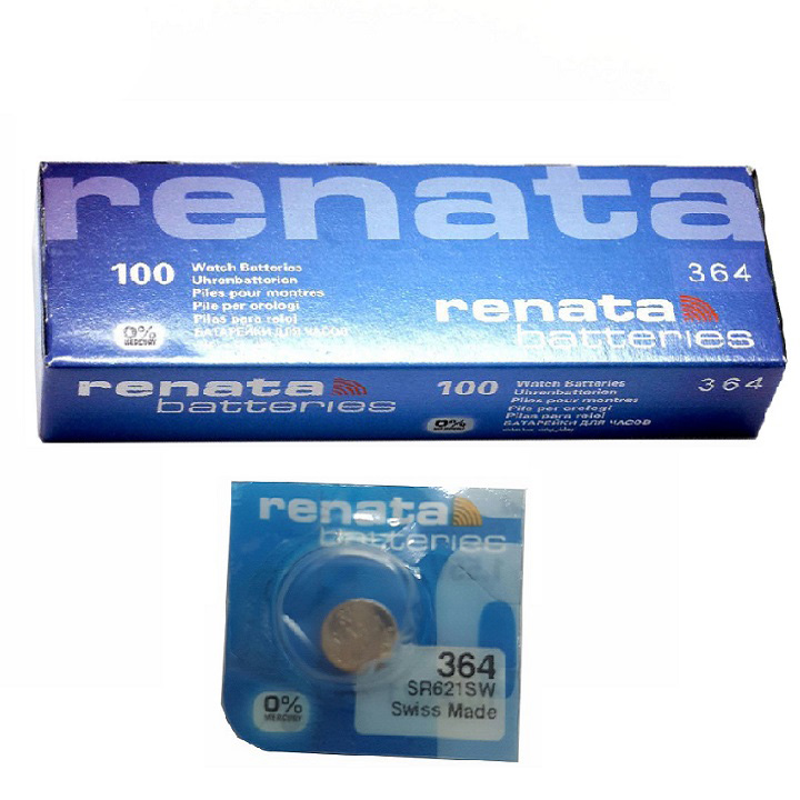 Pin Đồng Hồ Renata 364- SR621SW- Vỉ 1 Viên