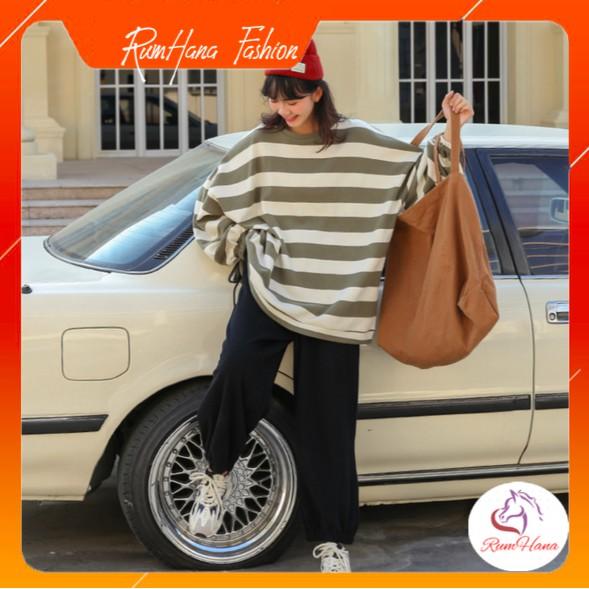 Quần Jogger Nữ Dài Ống Rộng Có Bo SIMPLE Ulzzang